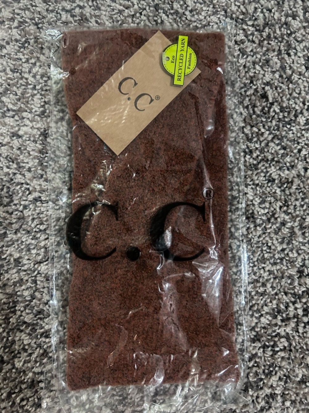 C.C Brown Fuzzy Casual Headband